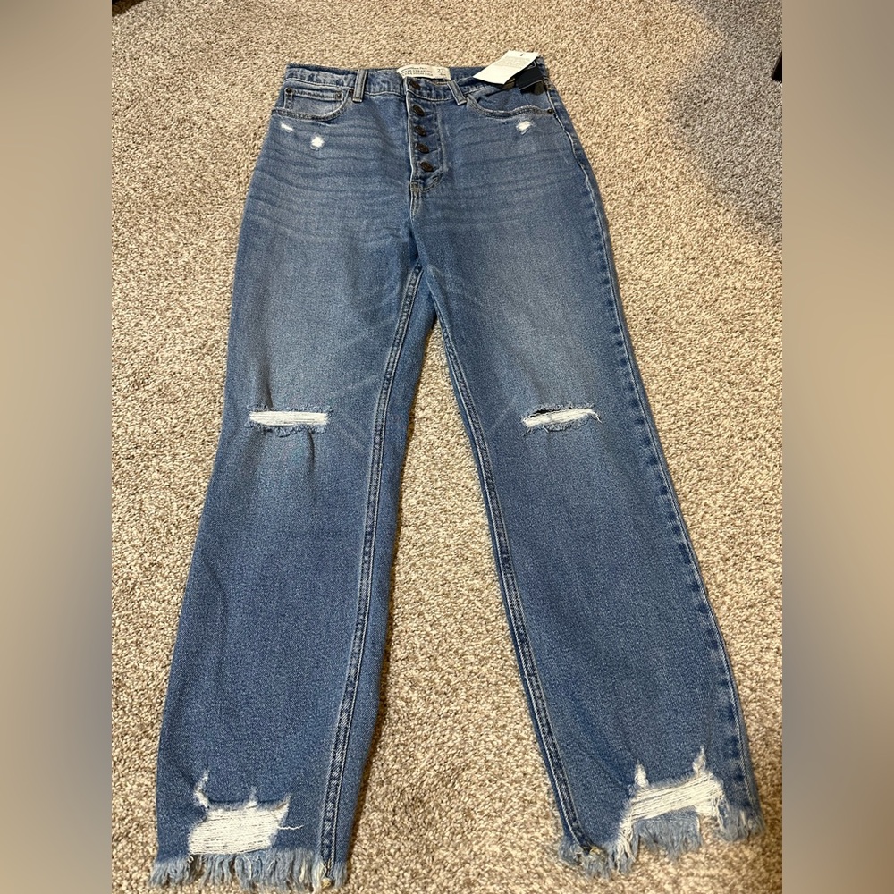 Women's Blue Abercrombie Jeans